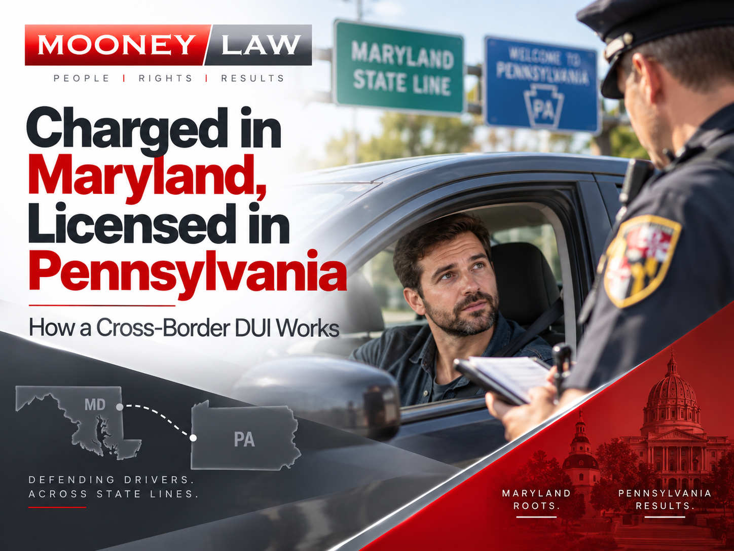 Charged in Maryland But Licensed in Pennsylvania