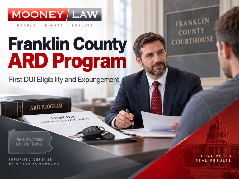 The ARD Program for a First DUI in Franklin County