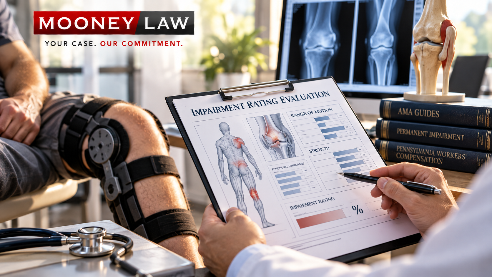 What is an impairment rating evaluation